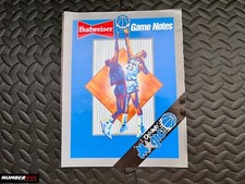 Vintage Budweiser Game Notes Orlando Magic Game 5 1995 Nba Playoffs 90s Fan Club