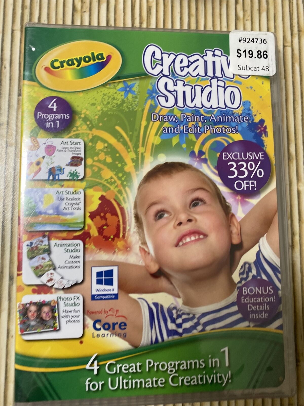 Crayola Creative Studio Draw, Paint, Animate and Edit Photos, CD-ROM