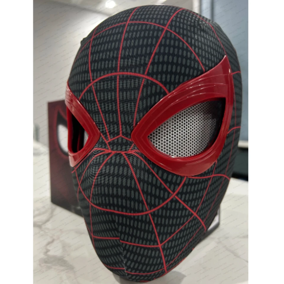 Máscara de Spider-Man Moving Arácnido Ojos Control de Mentón Ojos Casco Máscaras Accesorios Regalo Foto 3 de 4