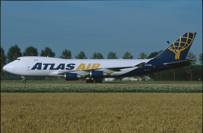ZRH28 Original aircraft slide/Dia   Atlas Air B747 N412MC