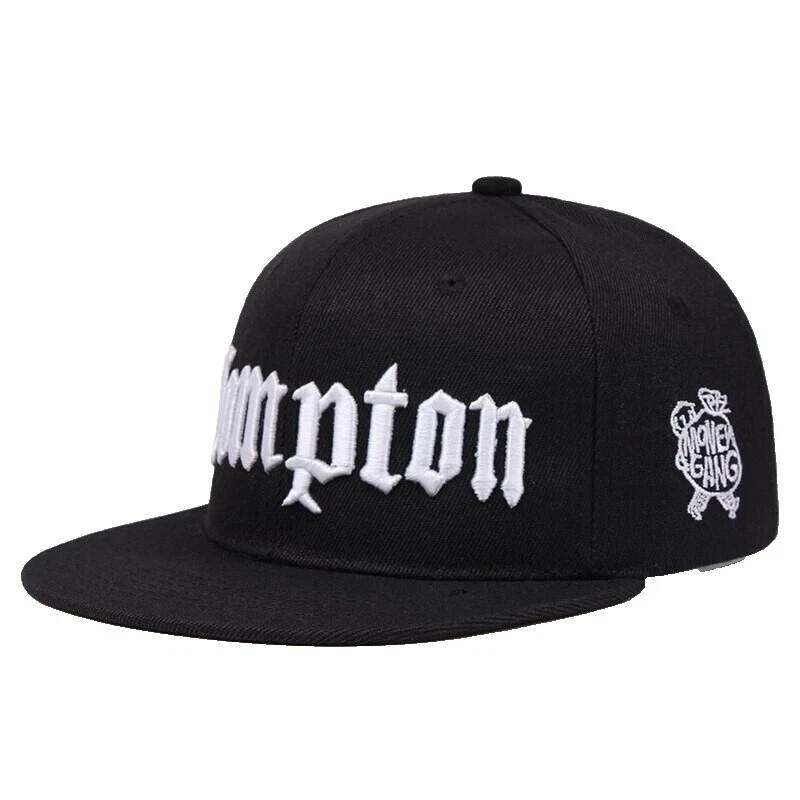 Gorras de béisbol Hip Hop Sombreros Negros para hombres