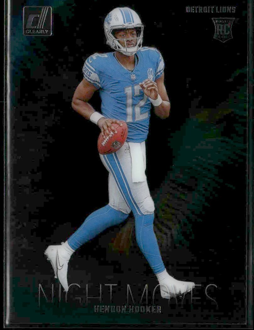2023 PANINI CLEARLY DONRUSS HENDON HOOKER #21 NIGHT MOVES ROOKIE RC LIONS