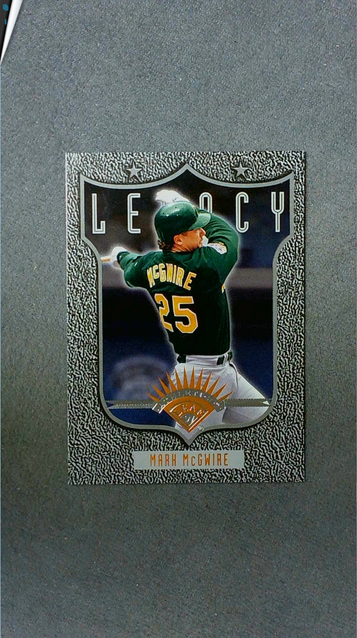 1997 Leaf Legacy #355 Mark McGwire Athletics