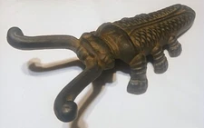 Vintage Antique Rare Cast Iron Beetle Scarab Boot Jack Puller