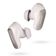 Bose QuietComfort Ultra Wireless Bluetooth Noise-Cancelling Earbuds White Smoke