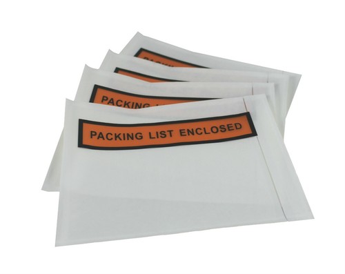 Packing List Envelopes Sleeve Invoice Enclosed Pouch 4.5" x 5.5" Case of 1000 - Picture 4 of 12