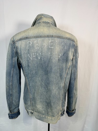 VTG Levi's Limited Product with Roots 1967 Rebels NY Denim Jeans Jacket Sz XL - Picture 17 of 23