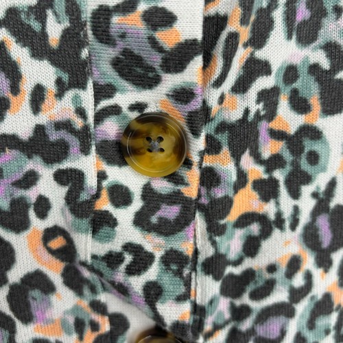 Joyspun Womens 2X Lounge Cardigan Multi Color Animal Print Super Soft Cropped - Picture 4 of 10