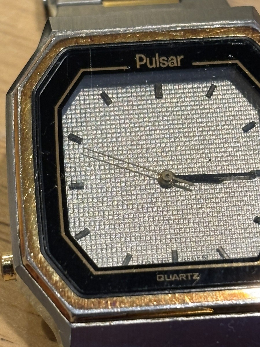 Pulsar Y951-5019 Ana-Digi World Time Watch, Works, USED, VERY
