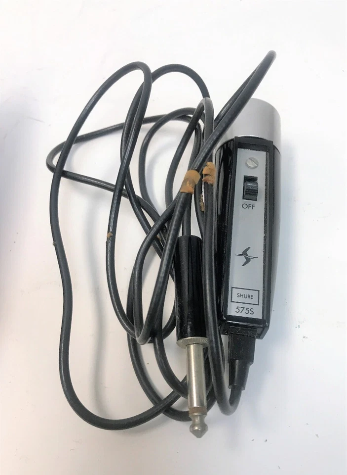 VINTAGE SHURE 575S HIGH IMPEDANCE DYNAMIC PROBE MICROPHONE - Image 3 of 4