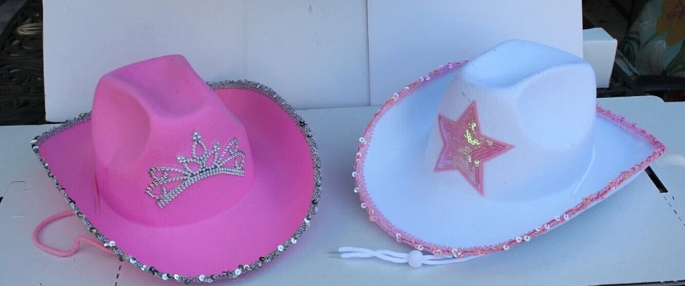 Disfraz de vaquera de fieltro de 15" con diseño de tiara o estrella de 5" de alto talla única de Halloween Foto 2 de 4
