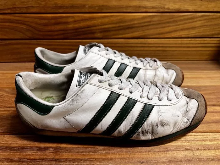 Vintage 70&#039;s adidas Country White Green Made in France without box Us11.5 | eBay