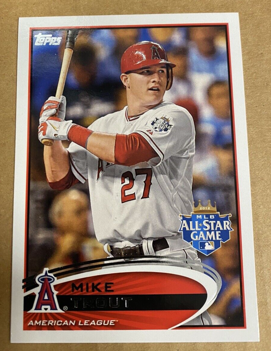 2012 Topps Mike Trout #US144 Baseball Card Angels 230449 PF1 | eBay
