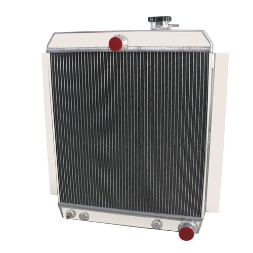 3 Row Aluminum Radiator Fit 1947-1954 Chevy Pickup Truck 3100 3600 3800 ...