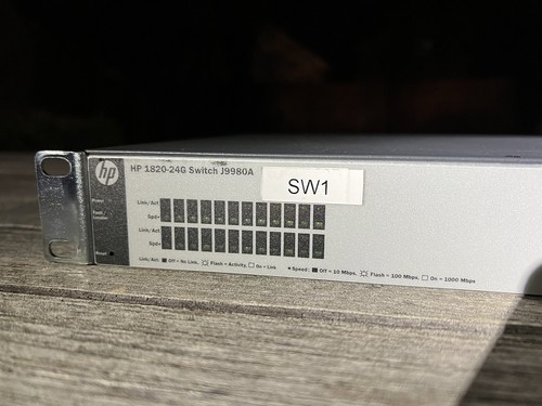HP OfficeConnect 1820-24G 24-port Gigabit Ethernet Switch (J9980A) - Picture 2 of 5