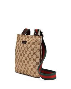 gucci messenger bag with red and green strap