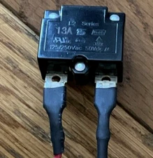 13A Automatic Reset Relay Fuse Therma Switch Circuit Breaker Current Overload