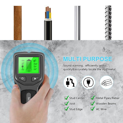 5-in-1 Stud Finder Metalldetektor Leitungssucher Kabelfinder Metall WandScanner