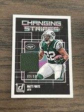 2018 Donruss Changing Stripes Matt Forte #CS-1 Jets/Bears /99
