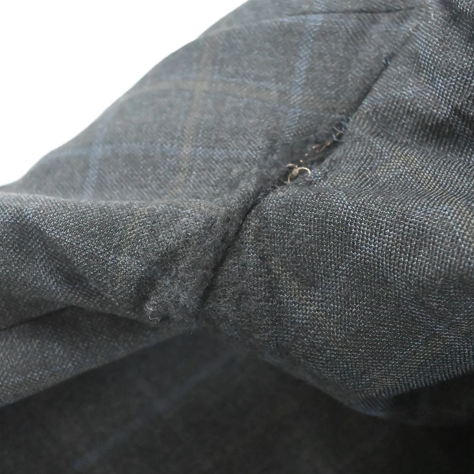 Joseph Abboud 48L Azul Gris Ventana Lana Hombres Blazer Traje Chaqueta Abrigo Deportivo Foto 3 de 4