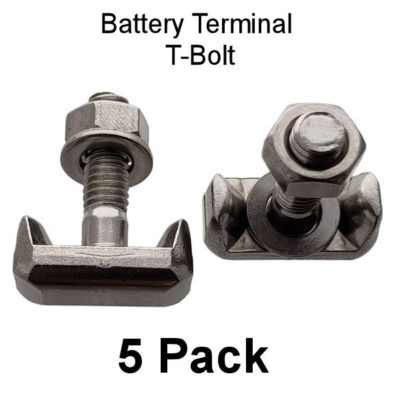 5x Battery Terminal T Bolt Thread Fits GM 19116852 VW 6X0-915 