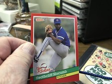 FREE SHIPPING-MINT-1991 Donruss The Rookies Heathcliff Slocumb #25 CUBS