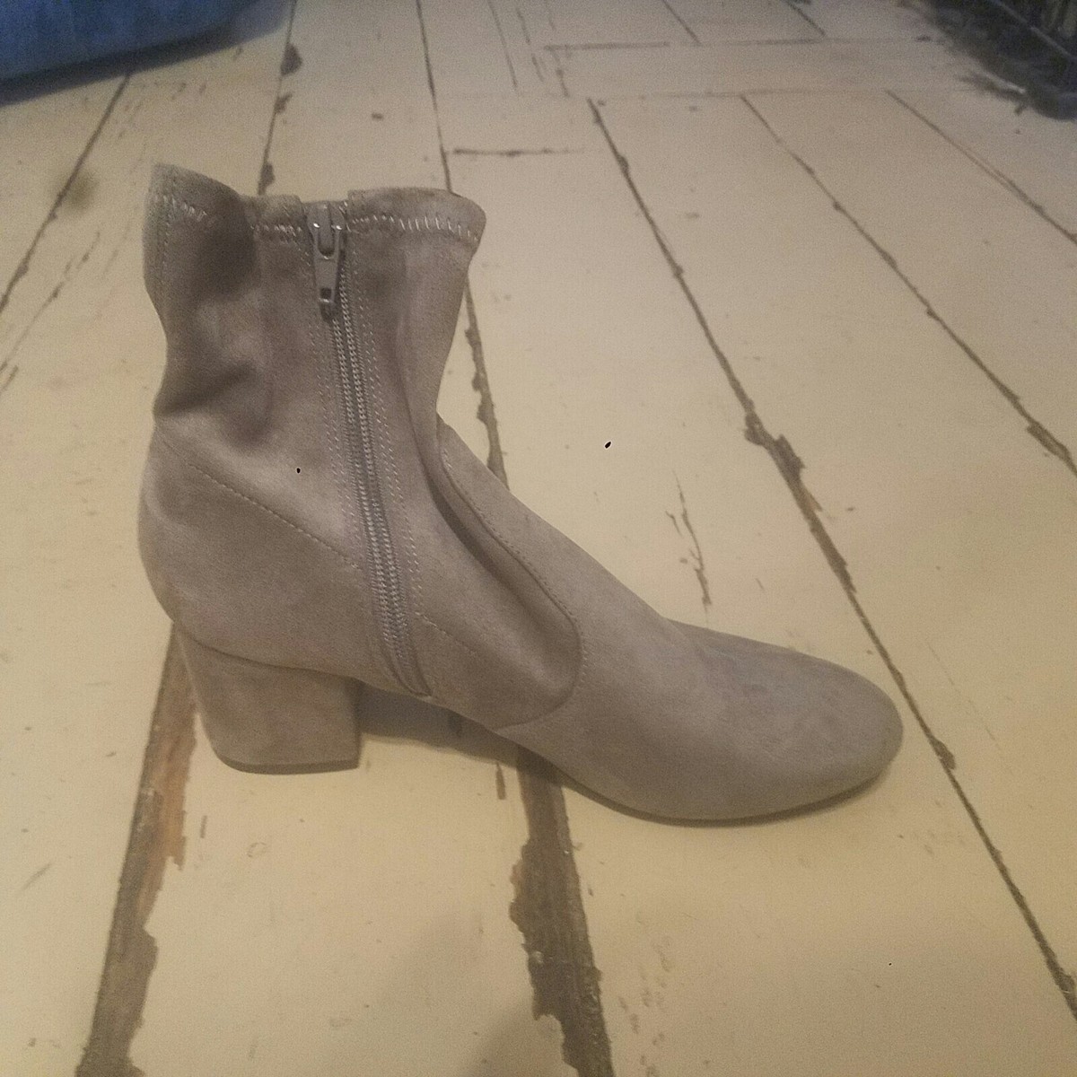 Unisa womens ankle boots size brown zipper inch heels