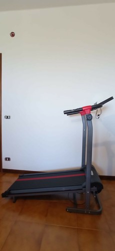 Tapis Roulant magnetico pieghevole sensore cardiaco monitor LCD, 8 livelli - Foto 3 di 9