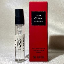 Pasha De Cartier Edition Noire Eau de Toilette Sample Spray .06oz 2ml New in Box