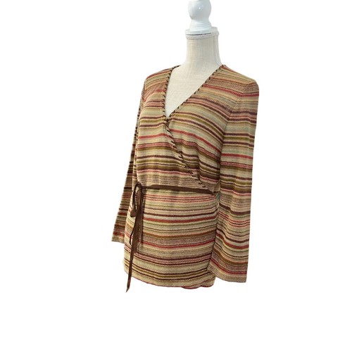 Ralph Lauren Women's Indian Beacon Blanket Western Wrap Cardigan Sweater XL $149 - Picture 4 of 12