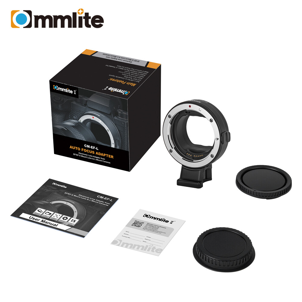 ほぼ新品Commlite CM-EF-L マウントアダプター 新品)Commlite（コムライト） 電子マウントアダプター キヤノン
