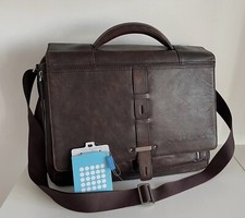 Professionale giovanile   Borsa espandibile  in pelle  marrone    Piquadro