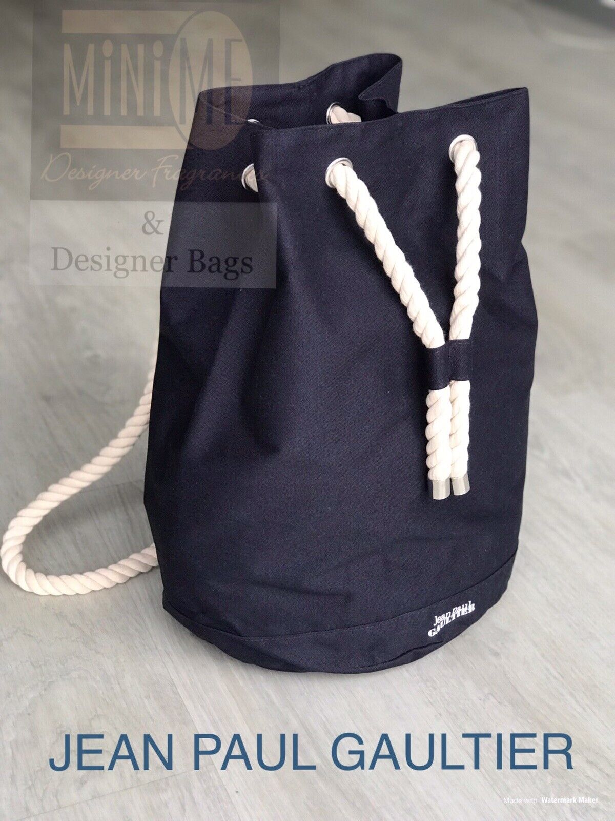 🆕💙💜💙JEAN PAUL GAULTIER LE MALE CANVAS BAG BACKPACK RUCKSACK BAG New💙