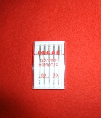 Organ-Flachkolbennadel, System 130/705H Microtex       ++