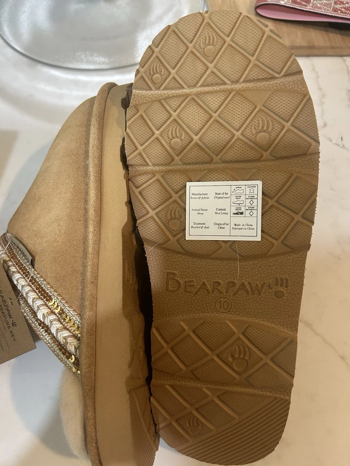 Zapatillas Mujer BearPaw Tanya Talla 10M Nuevas Con Caja Foto 4 de 4