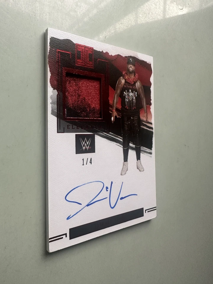 2023 Impeccable WWE Elegance Material Jimmy Uso /4 Bloodline - Image 3 of 4