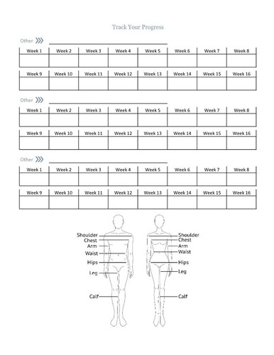 Ultimate Edition Fitness Journal, Workout Record, Progress Tracker, Diary - Picture 11 of 14