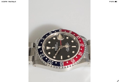 Rare Rolex GMT Master 16700 S/S Pepsi 40MM Transitional
