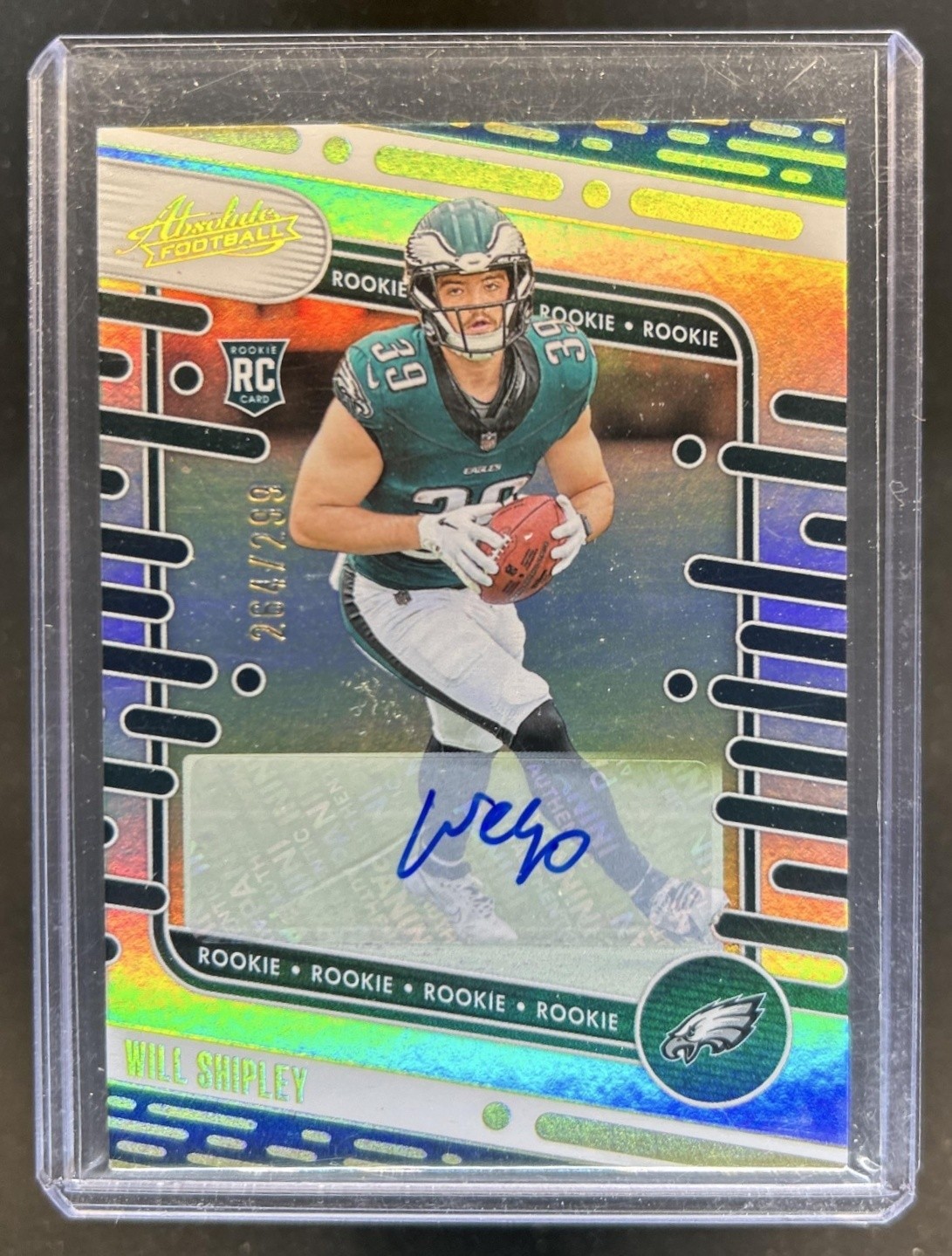 Will Shipley Panini Absolute #187 Signature-Spectrum