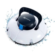 Winny Pool Cleaner HJ1102-WM Automatic Pool Vacuum with Dual Powerful Suction