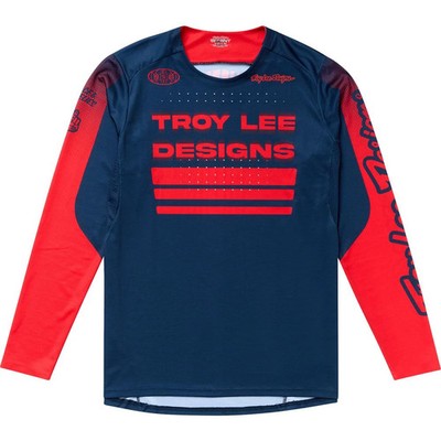 Troy Lee Designs MTB-Jersey Langarm Sprint Segment - Midnight