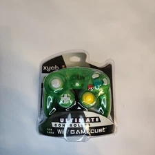 GameCube Controller Jungle Green XYAB Branded Wired New and Sealed