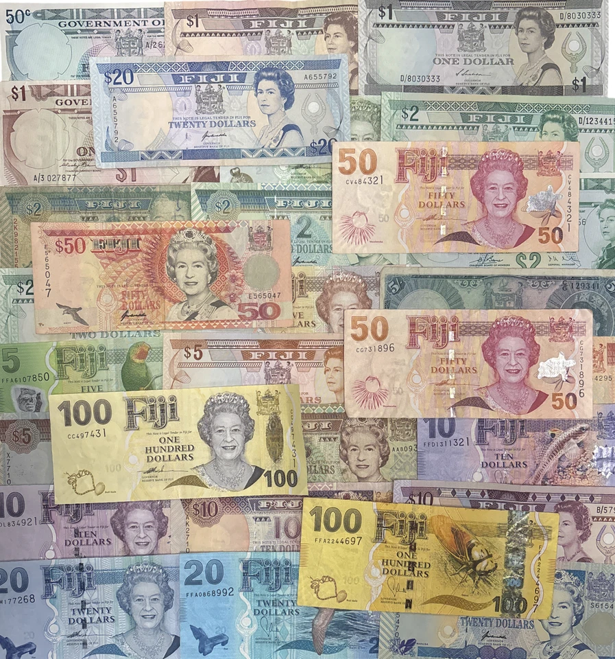 FIDSCHIAN DOLLAR BANKNOTEN - STILWAHL & NOTE - FIDSCHI - Bild 1 von 1