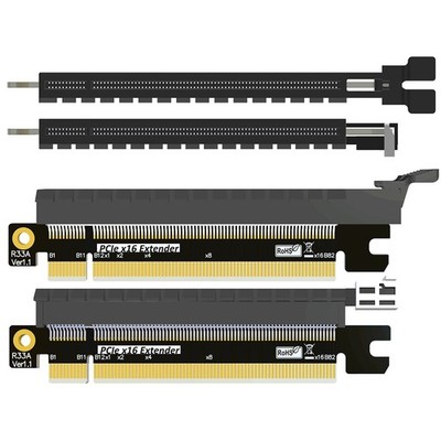 PCI-E Riser Card PCIe 5.0 X4 X8 X16 Gen5 Adapter Test Card Heightened Protector