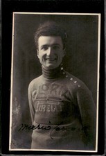 cartolina postcard ciclismo Mario Carrara 1922 Con Autografo