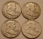1948-D, 1949-P, 1949-D & 1949-S Franklin Half Dollars — photo 1