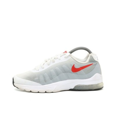 Nike Damen Air Max Axis Sneaker Weiß/Grau/Rot Mesh Low Top Air-Dämpfung EU 38