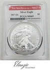 2017(S) American Silver Eagle San Francisco Mint PCGS MS69