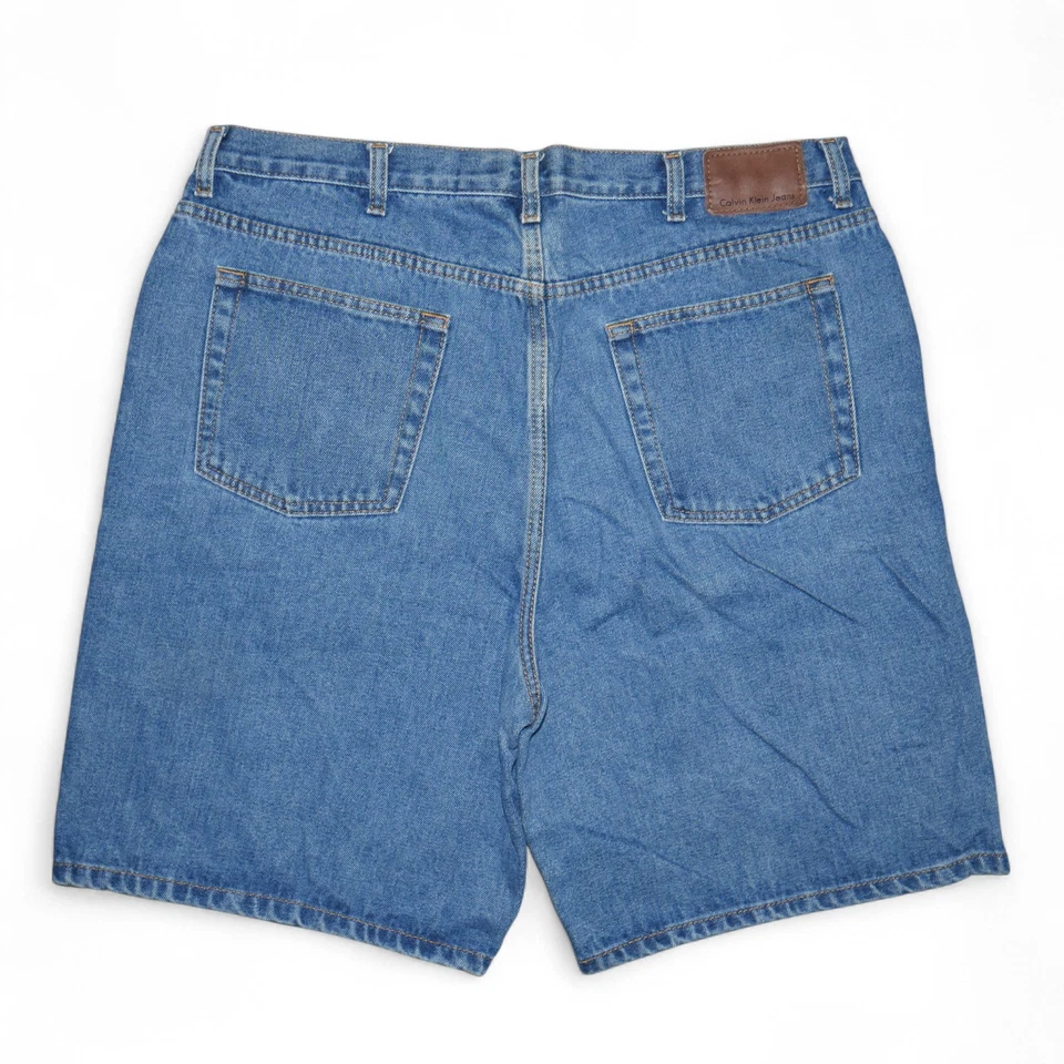 CK Men’s Size 38 Vintage Jean Shorts Calvin Klein Jorts Stonewashed Denim EUC - Image 2 of 4