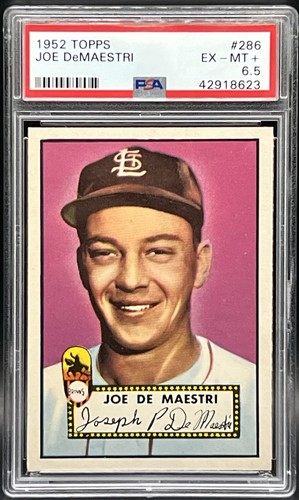 1952 Topps - Joe DeMaestri #286 - PSA 6.5